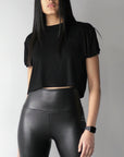Pleather Leggings - EMMYDEVEAUX