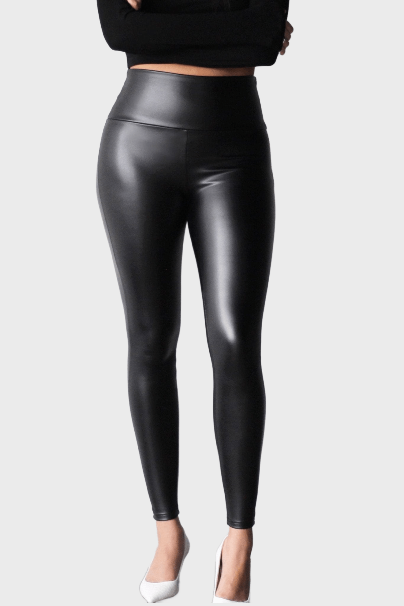 Pleather Leggings - EMMYDEVEAUX