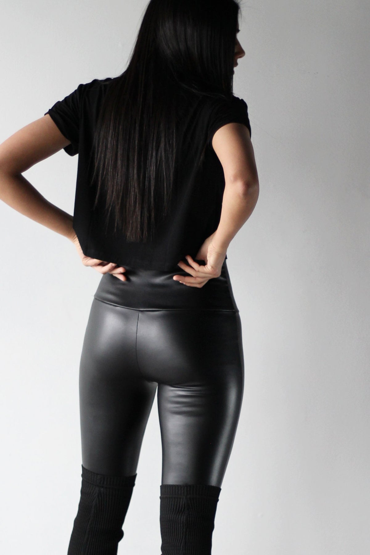 Pleather Leggings - EMMYDEVEAUX