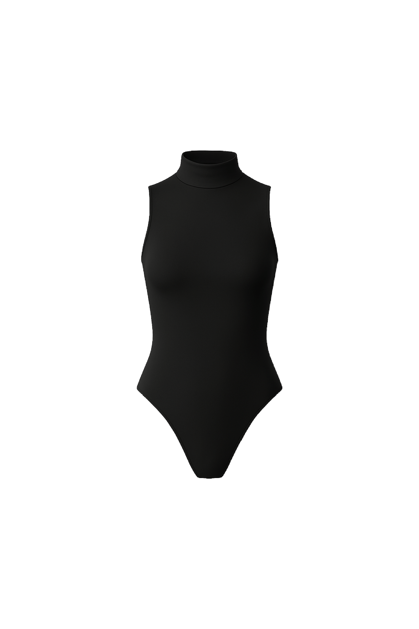 Sleeveless Turtleneck Bodysuit - EMMYDEVEAUX