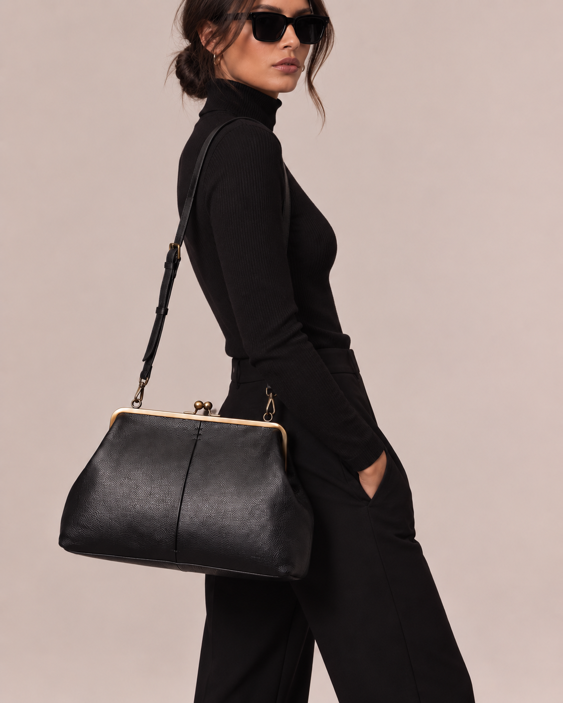 Grace Oversized Clutch w/ Strap