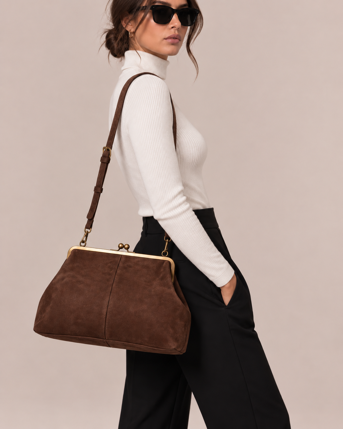 Grace Oversized Clutch w/ Strap
