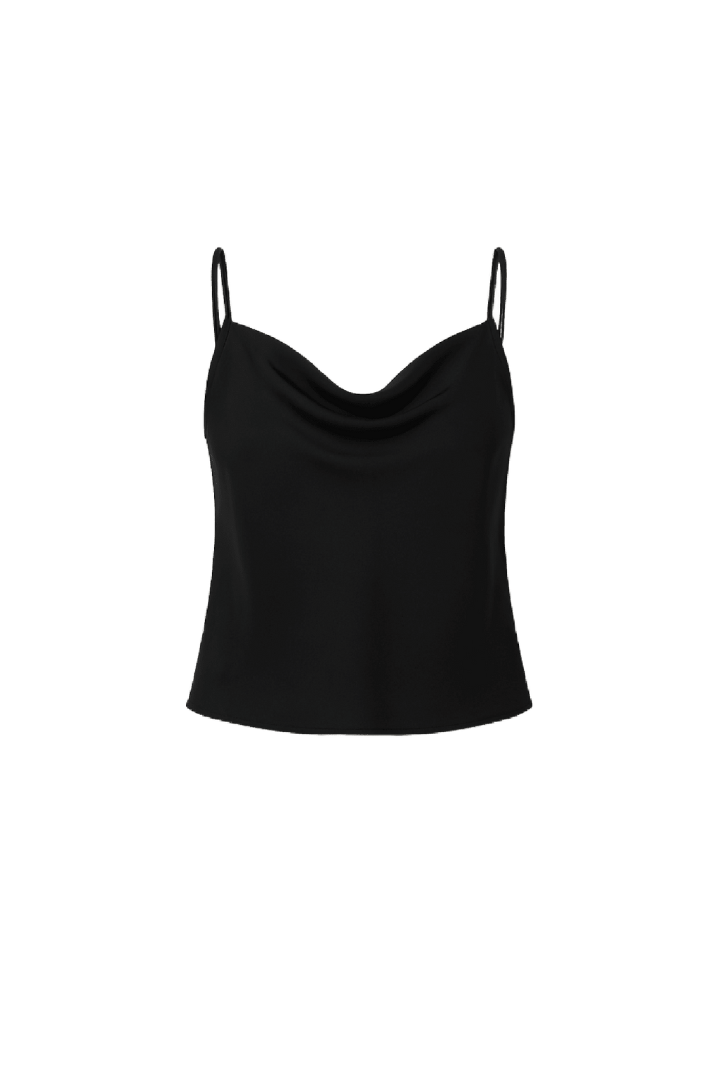 Chiffon Cowl Neck Camisole - EMMYDEVEAUX