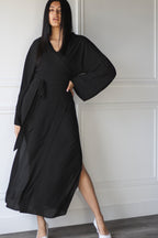 Chiffon Wrap Dress - EMMYDEVEAUX