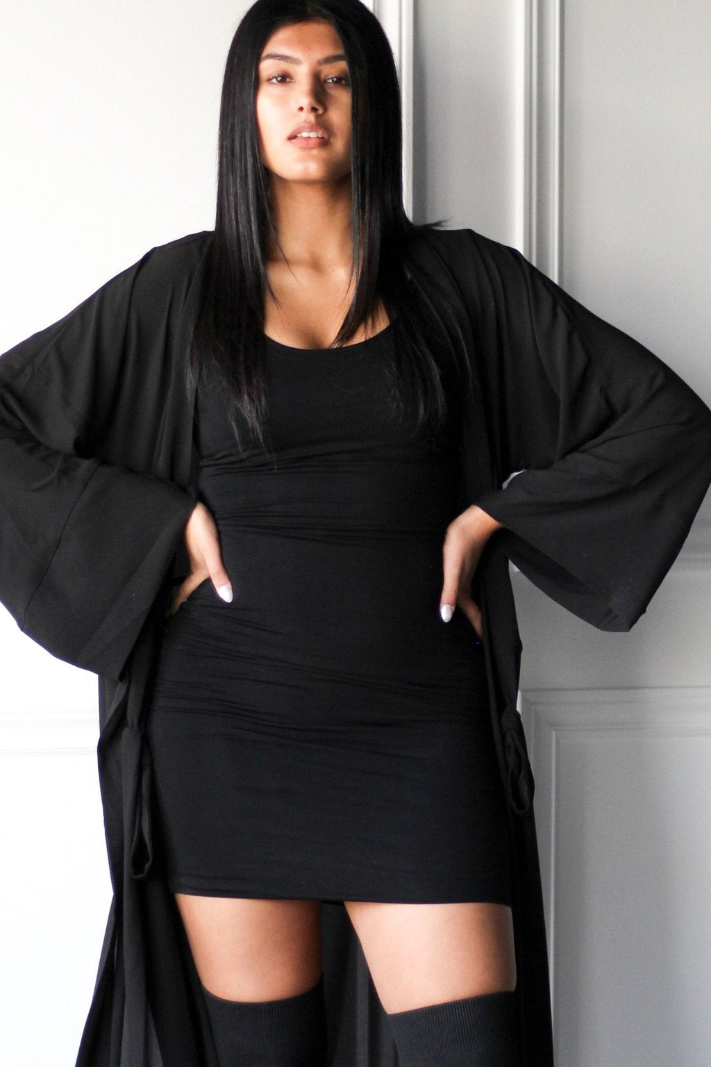 Chiffon Wrap Dress - EMMYDEVEAUX