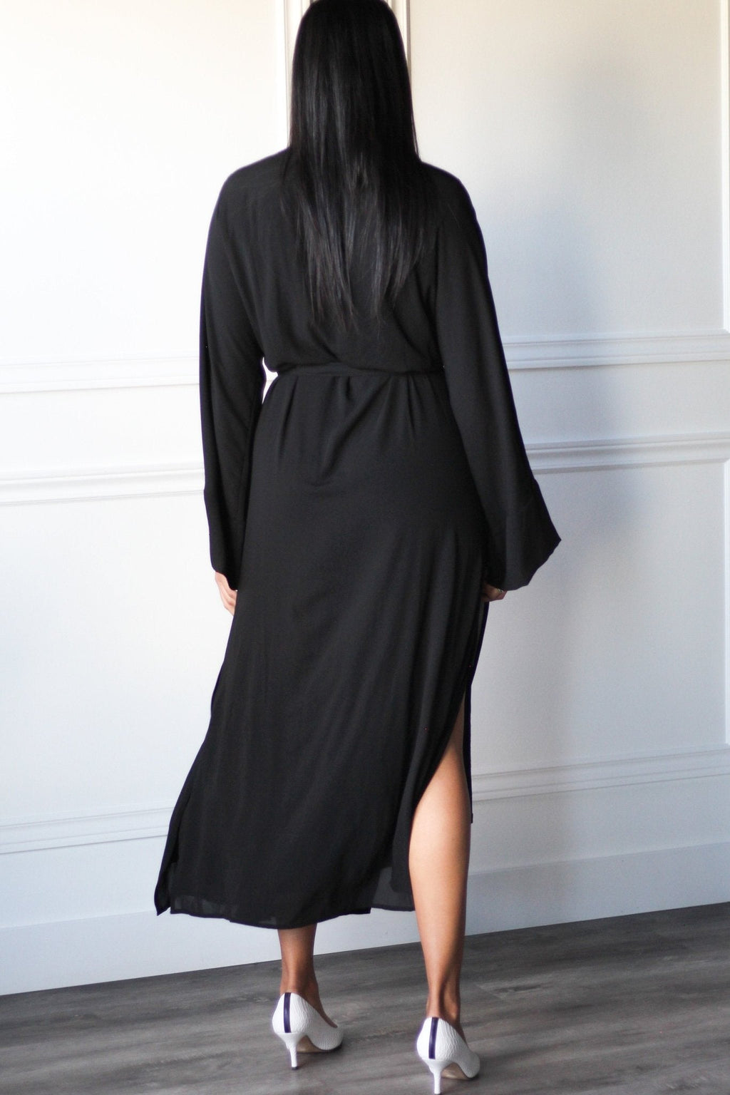 Chiffon Wrap Dress - EMMYDEVEAUX