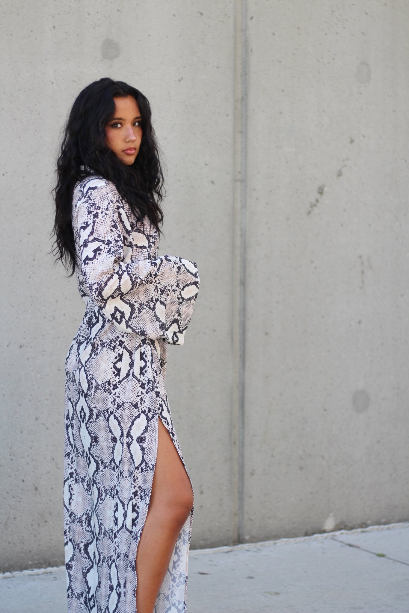 Chiffon Wrap Dress - EMMYDEVEAUX