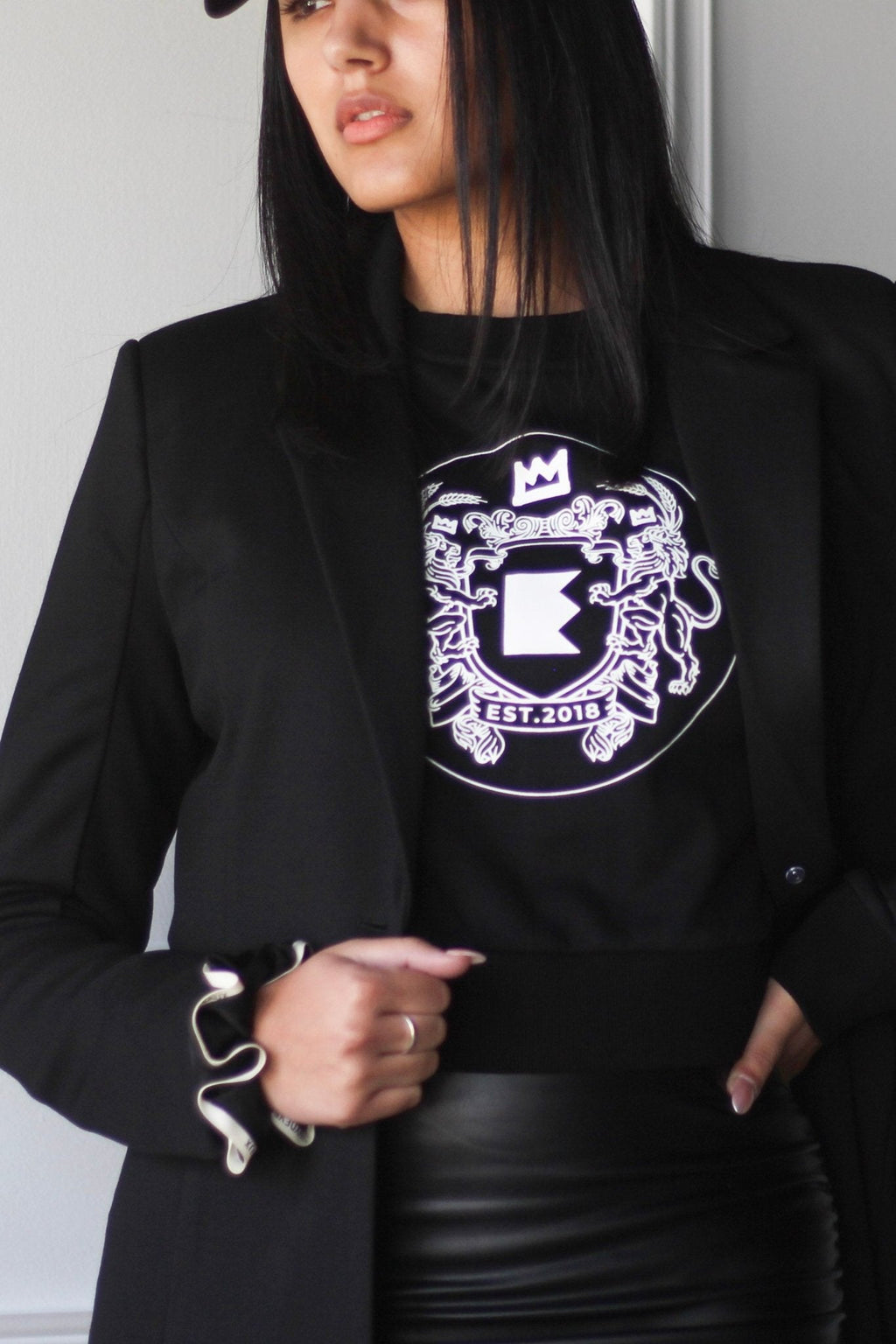 Crest Sweatshirt - EMMYDEVEAUX