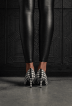 Harper Heel Houndstooth - EMMYDEVEAUX