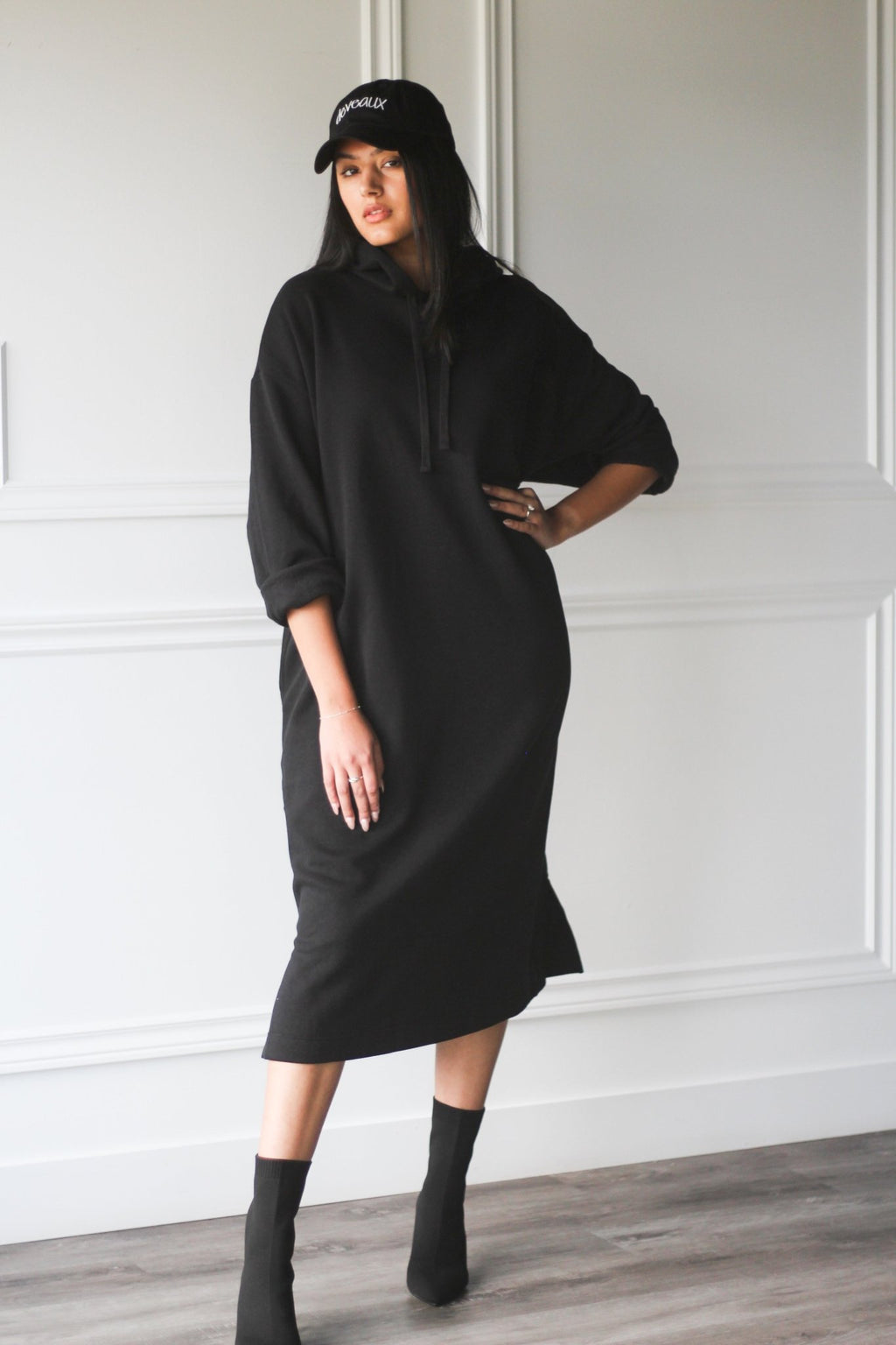 Hoodie Dress - EMMYDEVEAUX
