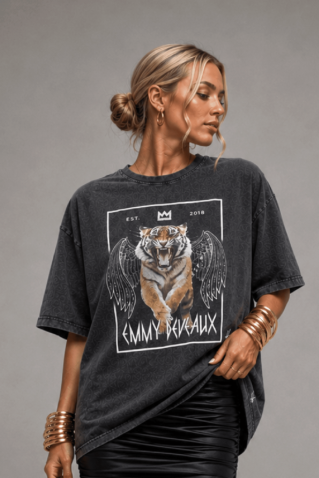 Josh Harnack x EMMYDEVEAUX Band T-Shirt - EMMYDEVEAUX