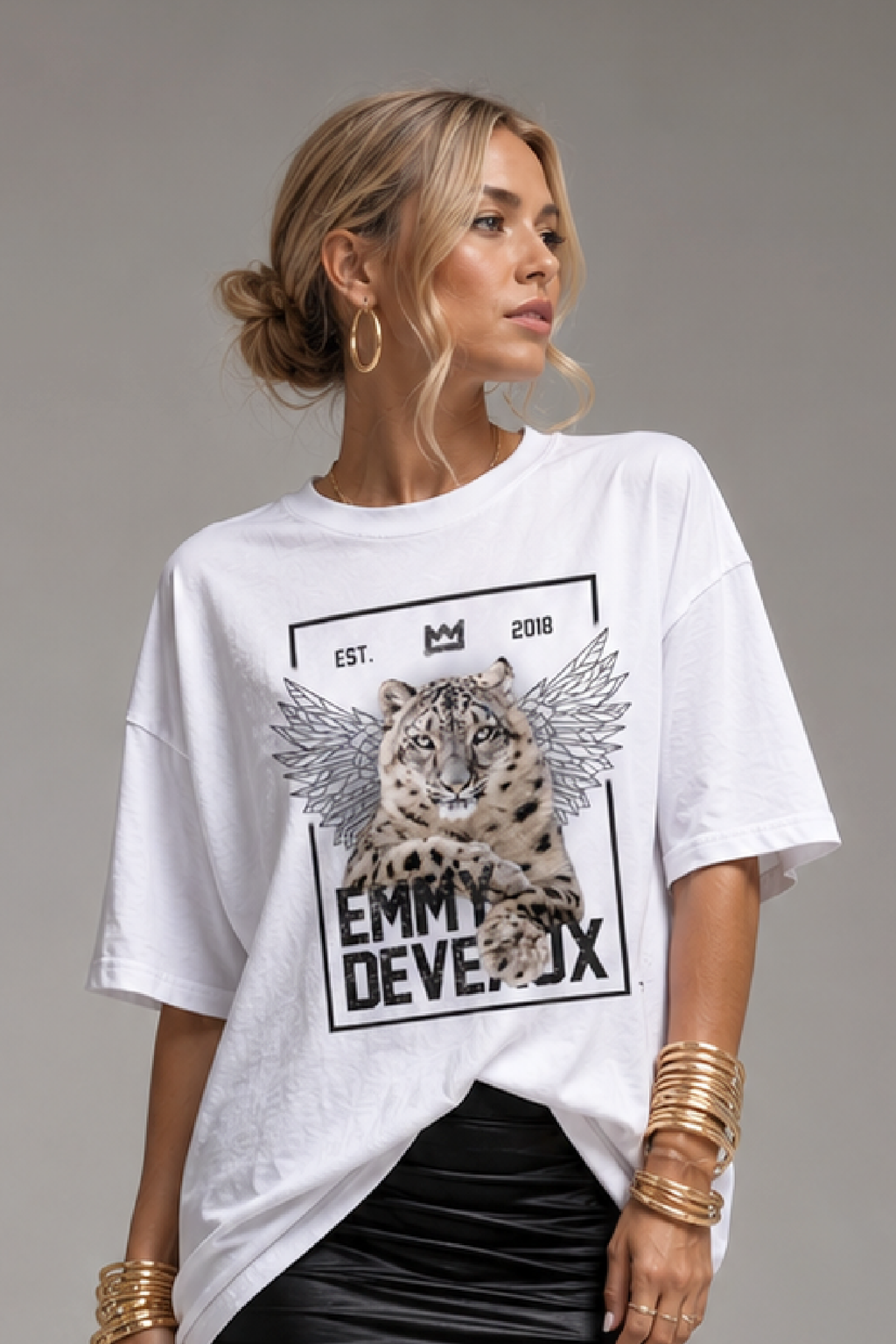Josh Harnack x EMMYDEVEAUX Band T-Shirt - EMMYDEVEAUX