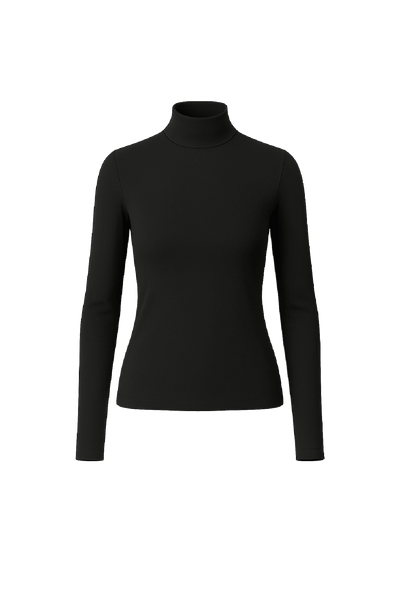 Long Sleeved Turtleneck Shirt - EMMYDEVEAUX