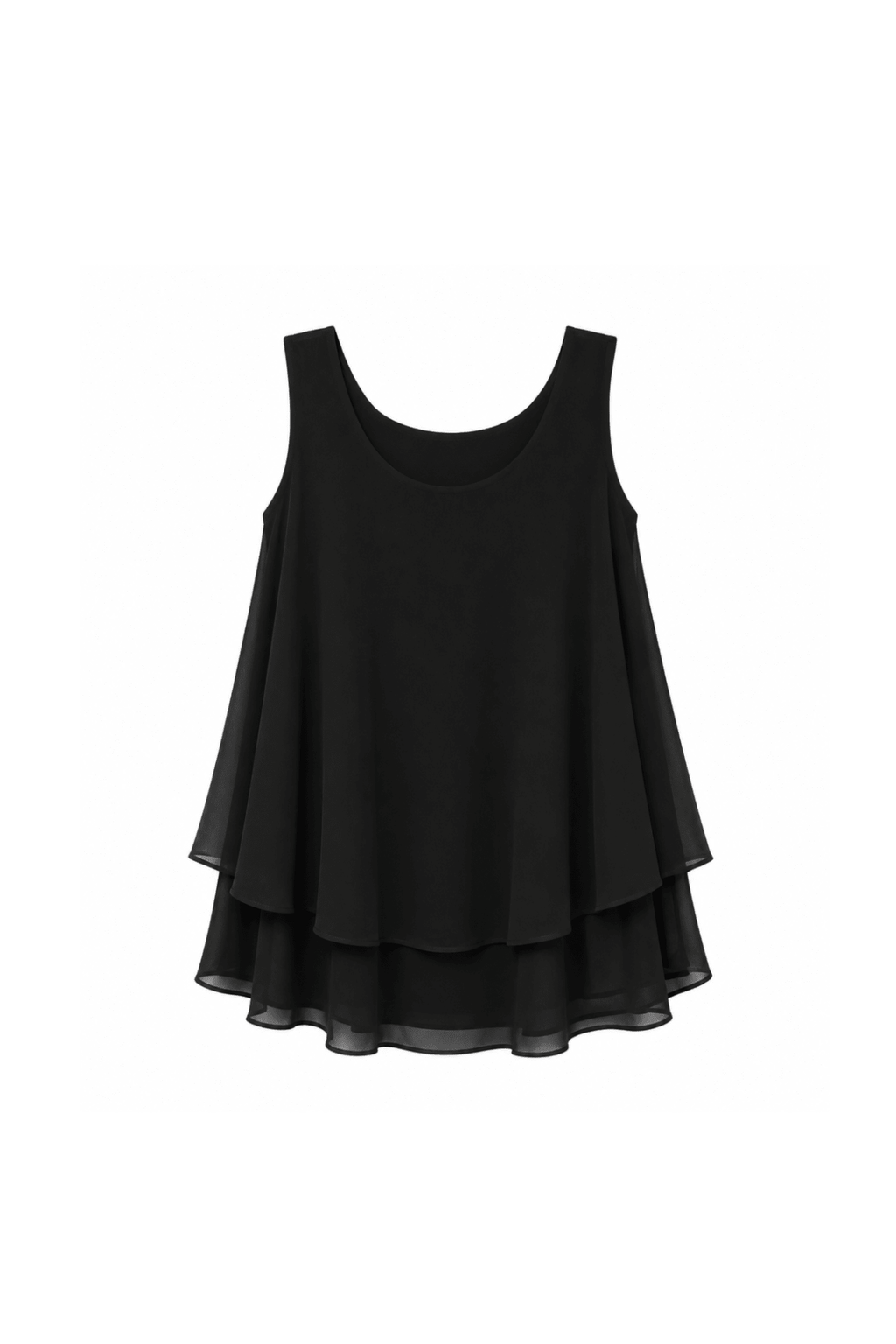 Modal Lined Chiffon Tank - EMMYDEVEAUX