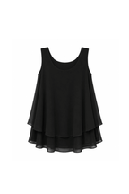 Modal Lined Chiffon Tank - EMMYDEVEAUX