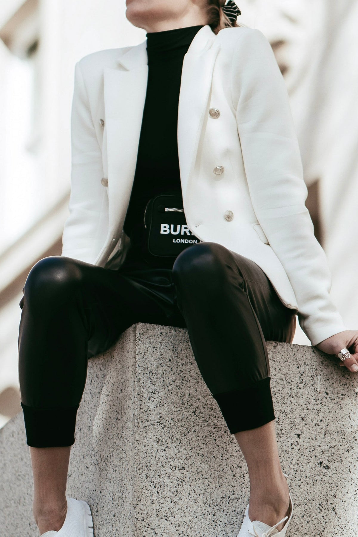 Pleather Joggers - EMMYDEVEAUX