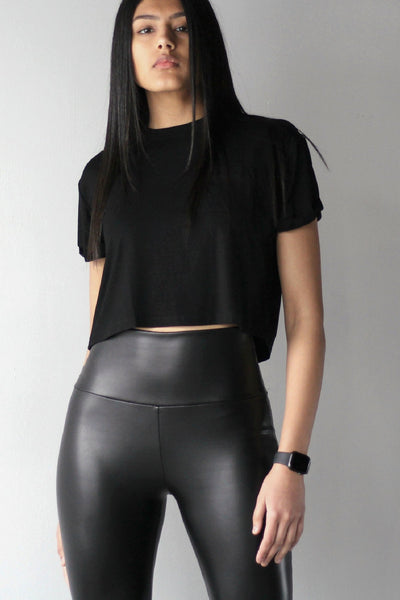 Pleather Leggings - EMMYDEVEAUX