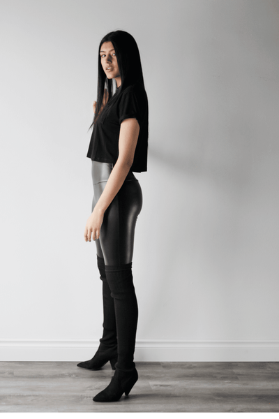 Pleather Leggings - EMMYDEVEAUX