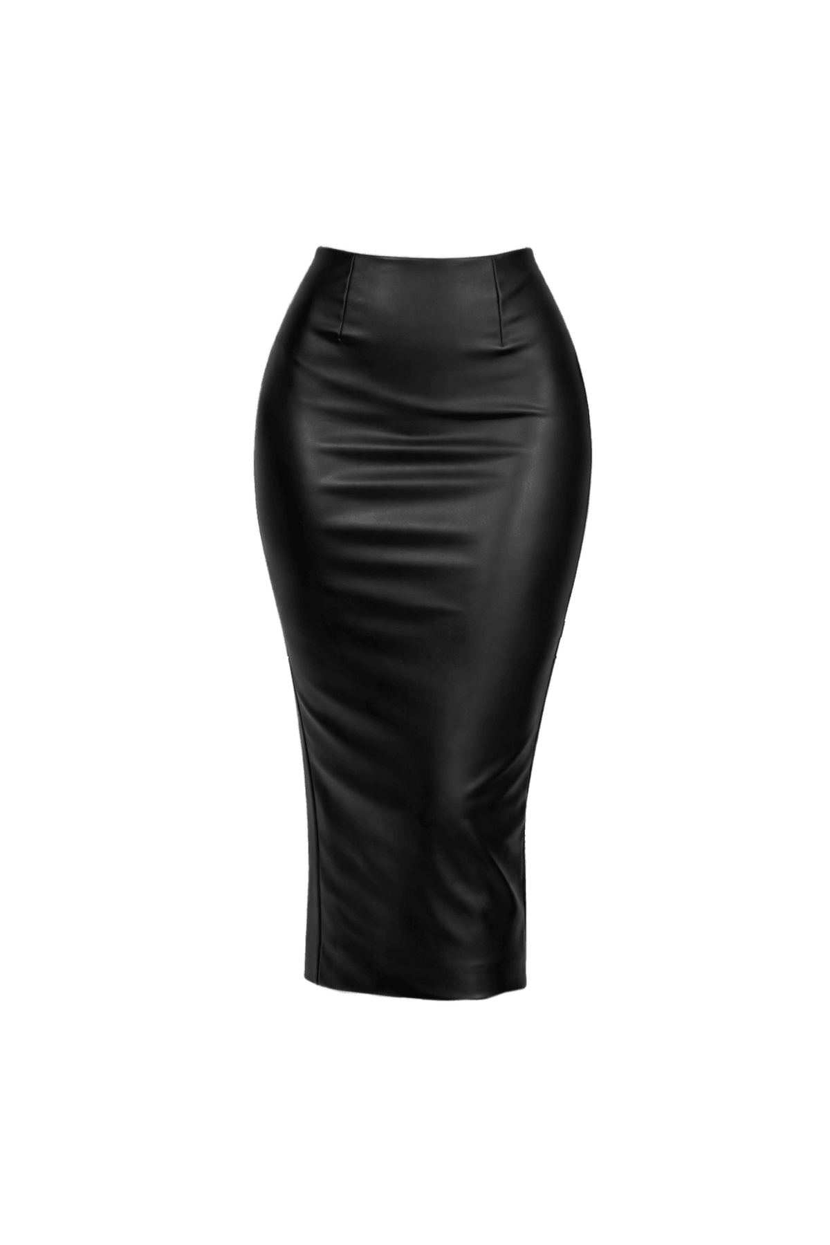 Pleather Pencil Skirt - EMMYDEVEAUX