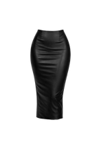 Pleather Pencil Skirt - EMMYDEVEAUX