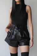 Pleather Shorts - EMMYDEVEAUX