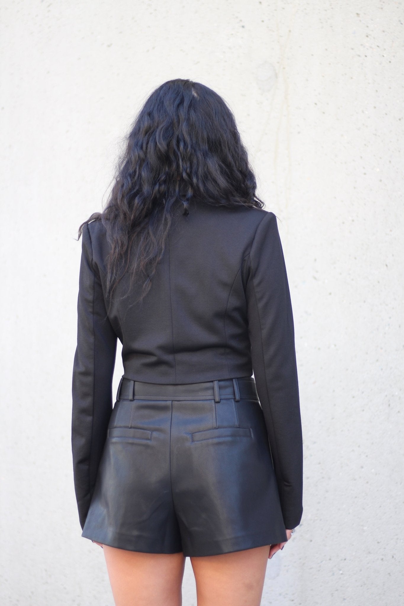 Pleather Shorts - EMMYDEVEAUX
