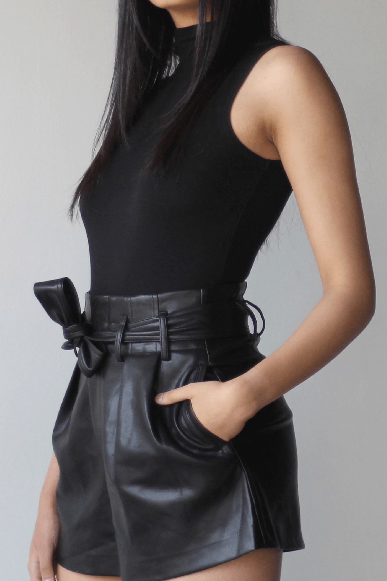Pleather Shorts - EMMYDEVEAUX