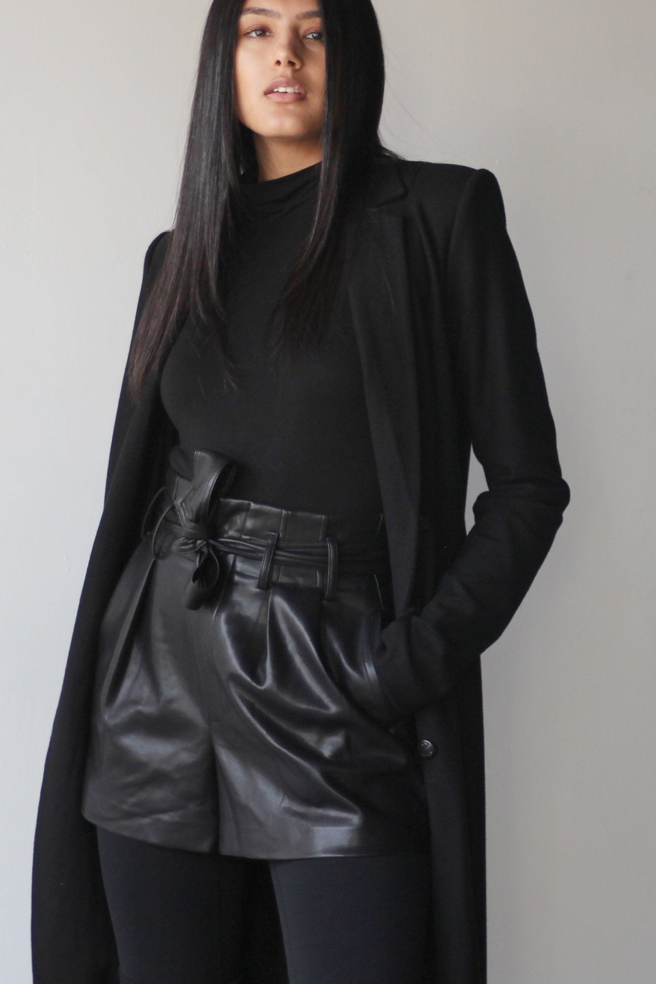 Pleather Shorts - EMMYDEVEAUX