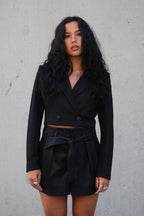 Pleather Shorts - EMMYDEVEAUX