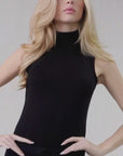 Sleeveless Turtleneck Bodysuit
