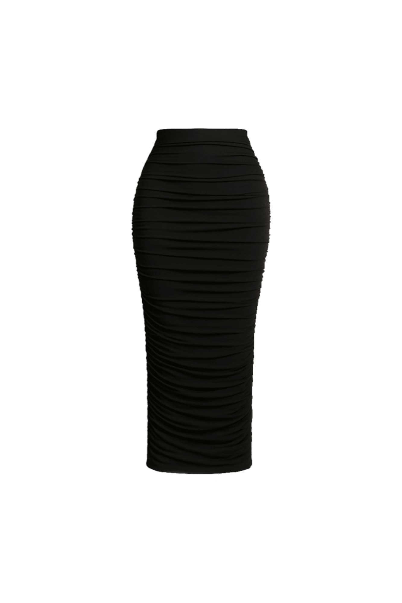 Ruched Maxi Skirt - EMMYDEVEAUX