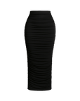 Ruched Maxi Skirt - EMMYDEVEAUX
