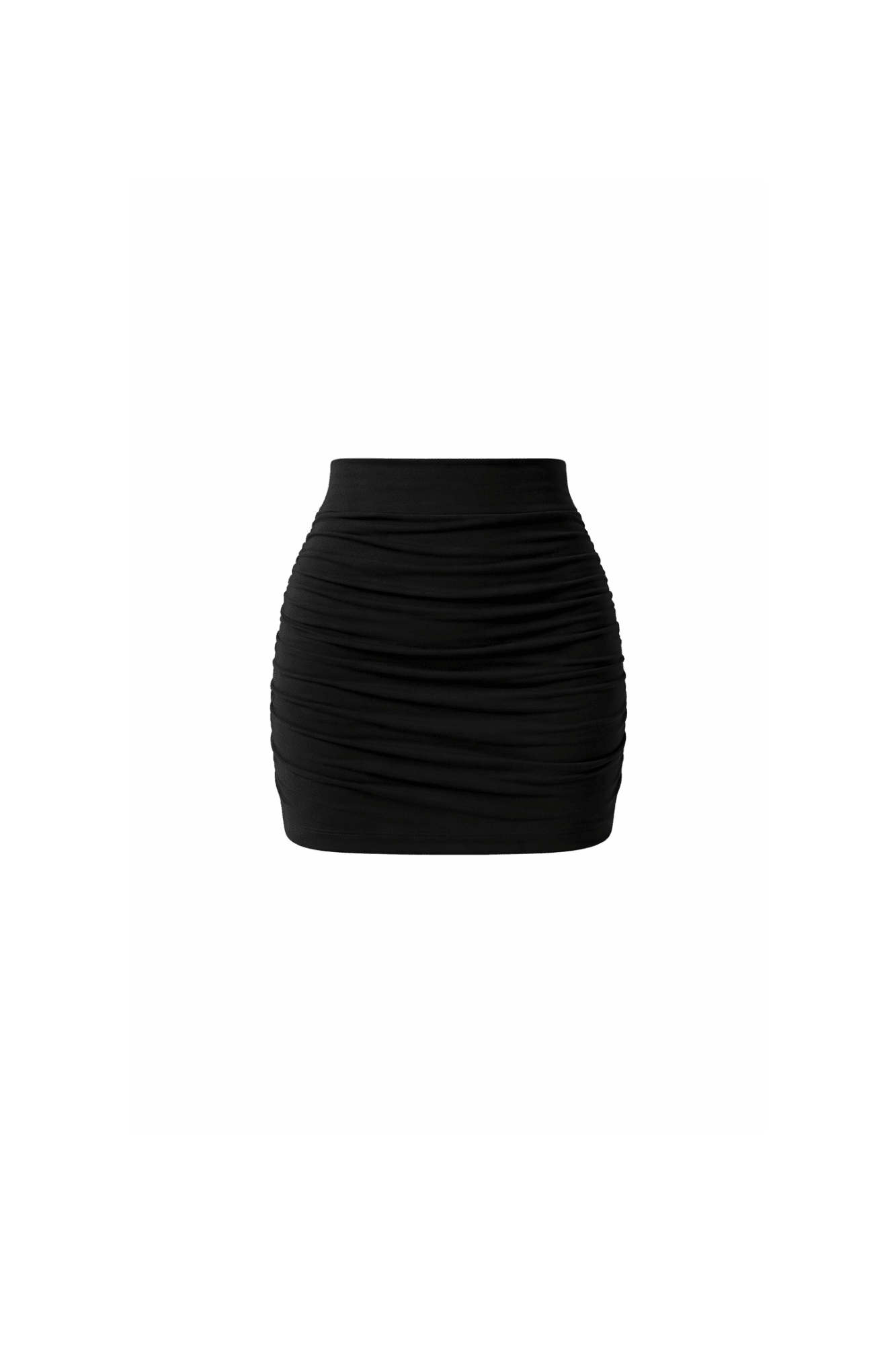 Ruched Mini Skirt - EMMYDEVEAUX