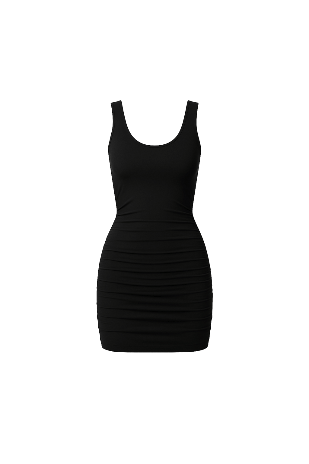 Ruched Tank Mini Dress - EMMYDEVEAUX