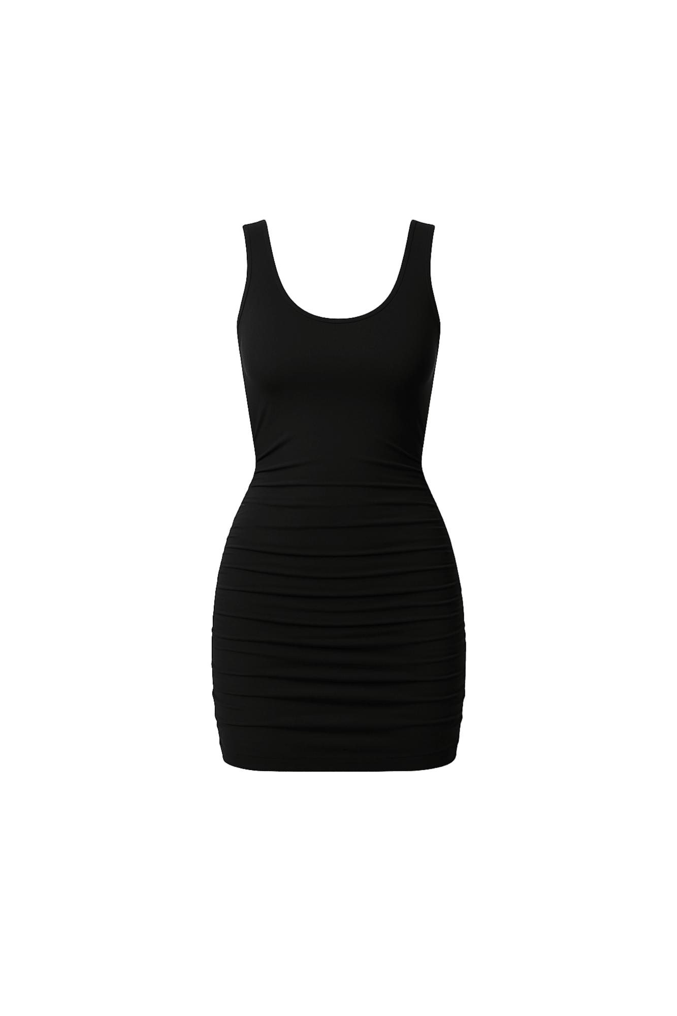 Ruched Tank Mini Dress - EMMYDEVEAUX