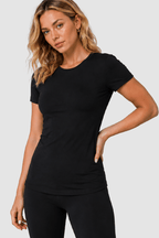 Short Sleeve Crew Neck - EMMYDEVEAUX