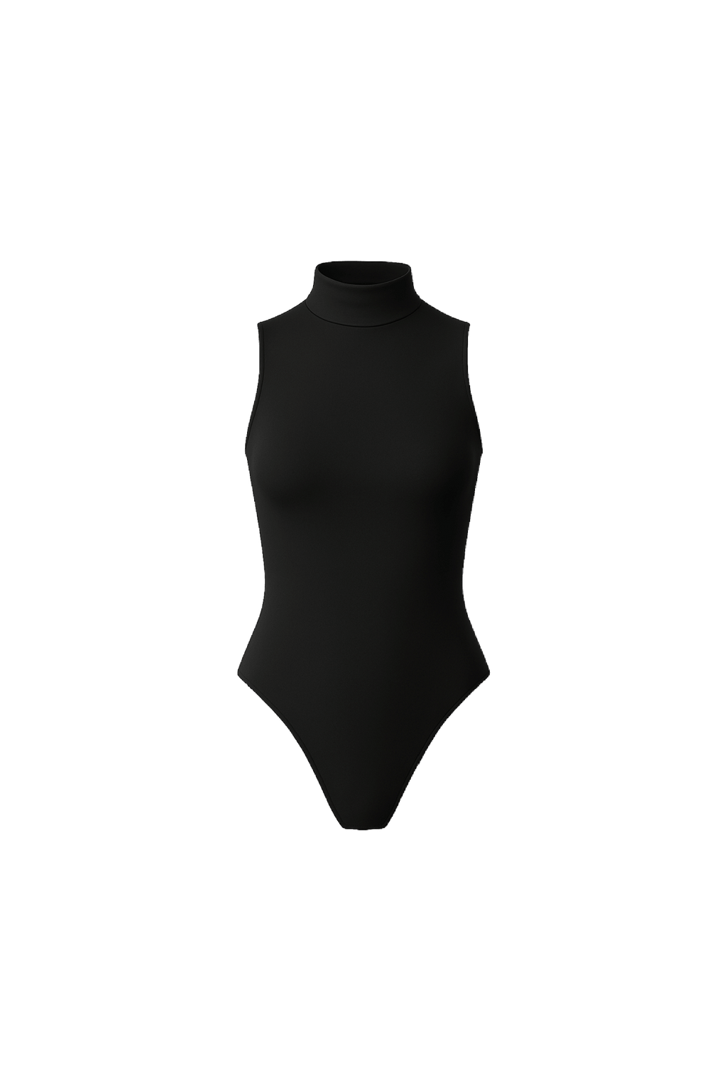 Sleeveless Turtleneck Bodysuit - EMMYDEVEAUX
