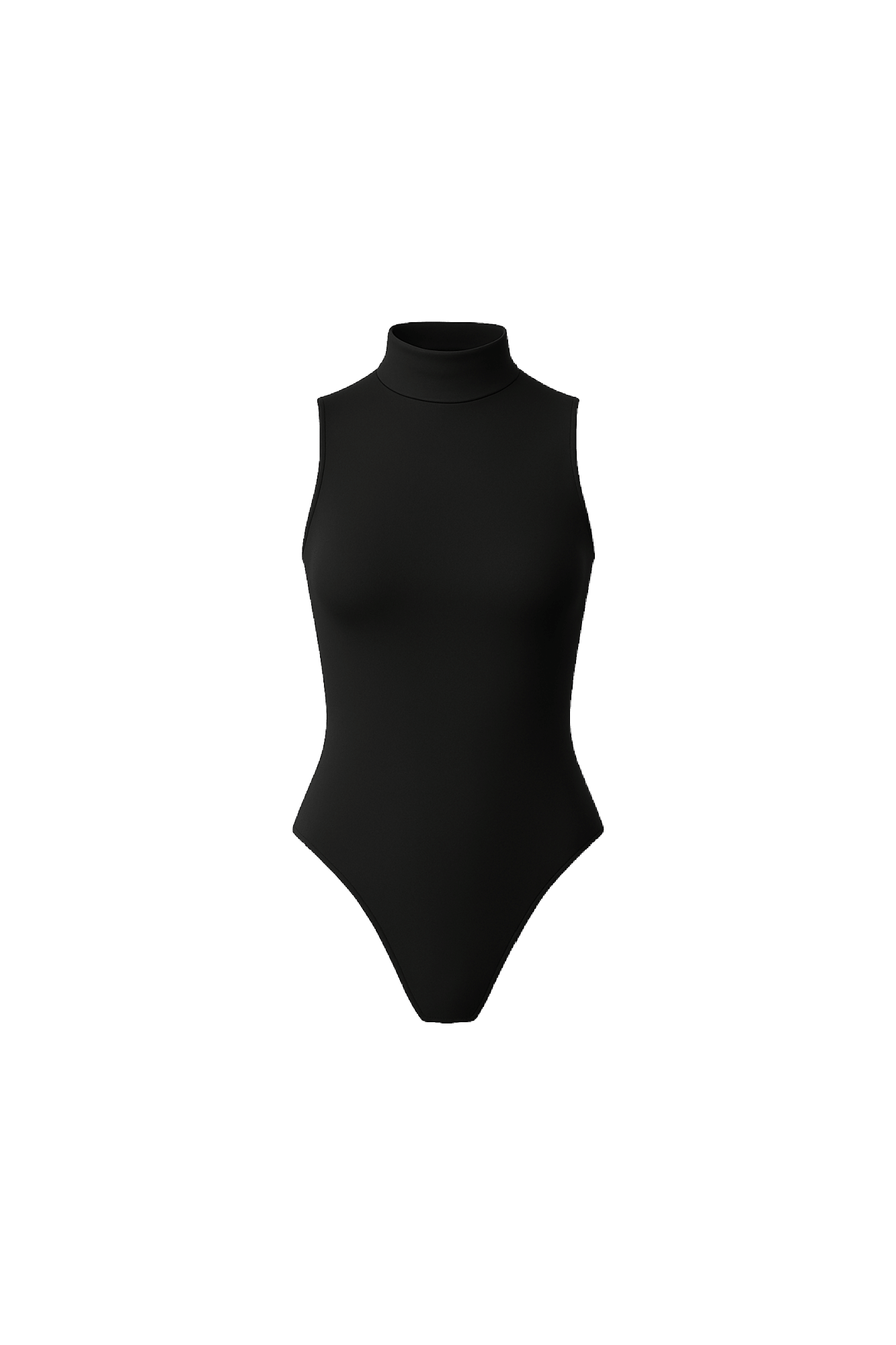 Sleeveless Turtleneck Bodysuit - EMMYDEVEAUX