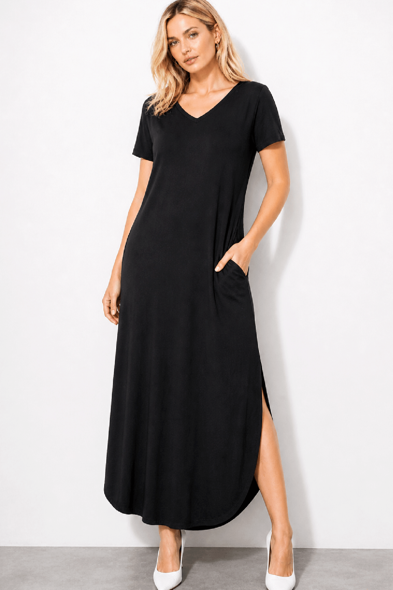 T-Shirt Harem Dress - EMMYDEVEAUX
