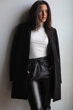 Turtleneck Shirt - Heathered White - EMMYDEVEAUX