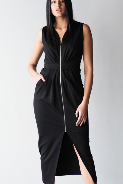 Zipper Dress - EMMYDEVEAUX