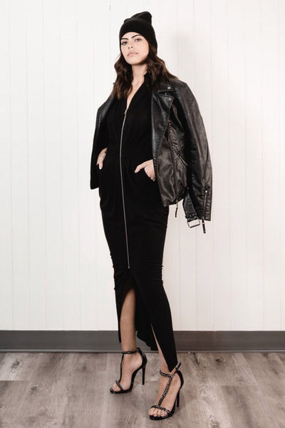Zipper Dress - EMMYDEVEAUX