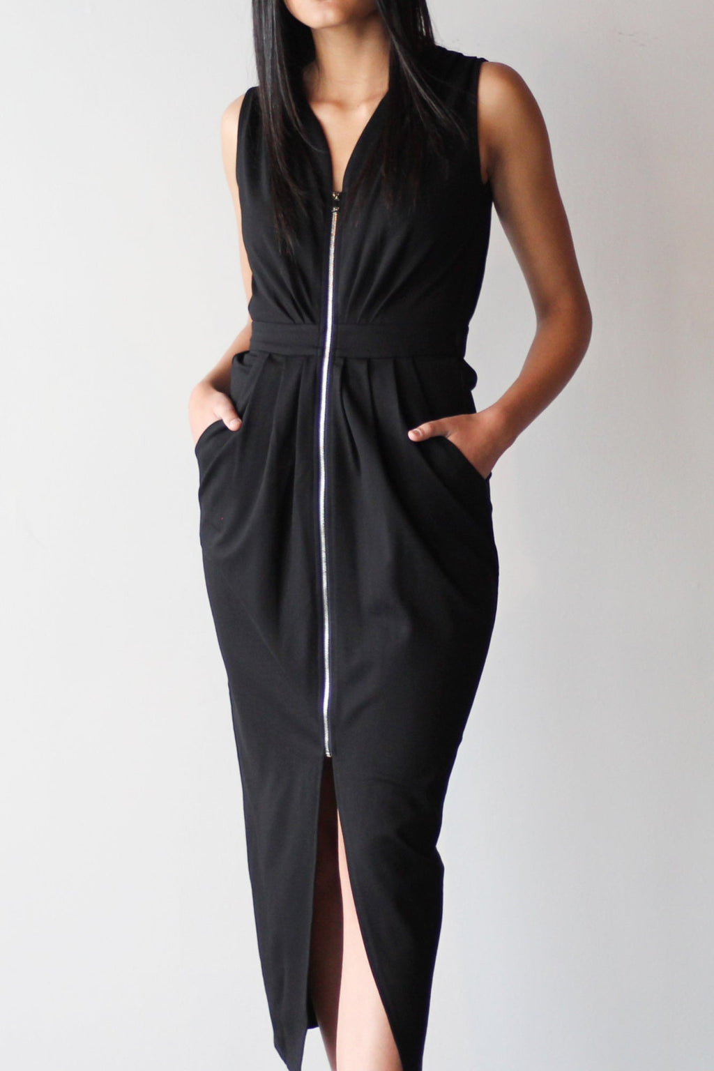 Zipper Dress - EMMYDEVEAUX
